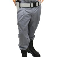 Pantalón Gris de Gabardina